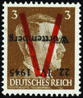 Wurtemberg n°1 surcharge renversée neufs ** TB