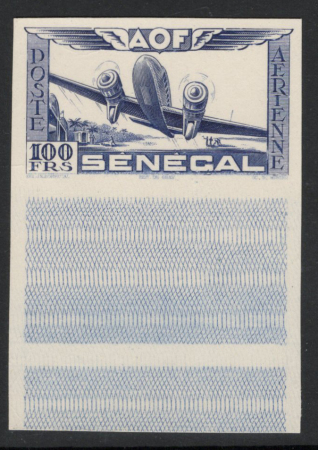 POSTE AERIENNE N°30e essai non dentelé sur carton 