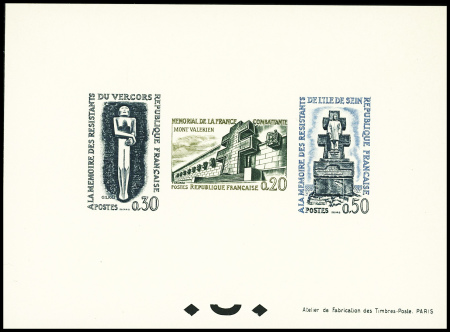 N°1335/37  résistance  épreuve de luxe collective