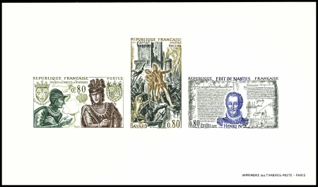 N°1616/18 Grands noms de l'histoire épreuve de lux