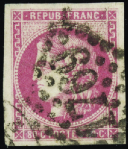 N°49 80c rose obl. GC GC 1769 Le Havre (Seine Infé