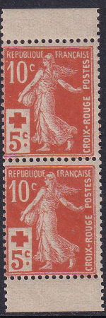 N°147b paire verticale de carnet neufs ** TB