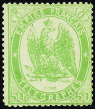 N°6 50c vert neuf * TB