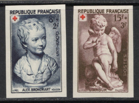 N°876/877 Croix-rouge 1950  2 valeurs neufs ** TB