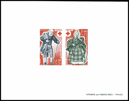 N°1959/60 croix-rouge 1977 épreuve de luxe collect