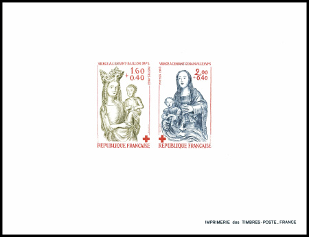 N°2295/96  croix-rouge 1983 épreuve de luxe collec