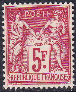 N°216 5f Sage neuf **