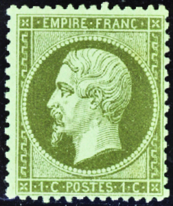 N°19 1c olive neuf *