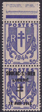 Soulac sur mer 50c Chaines tenant à non surchargé 