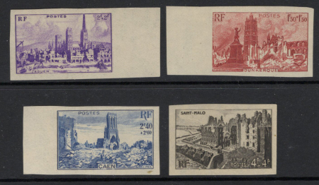 N°744 à 747 4 valeurs neufs ** TB