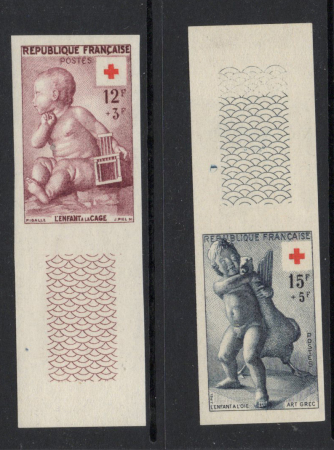 N°1048/1049 Croix rouge 1955 2 valeurs bdf neuf **