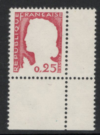N°1263g Marianne de Decaris variété gris omis