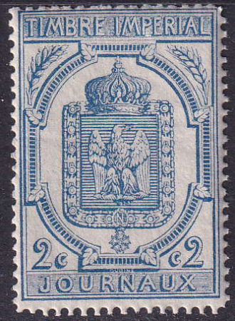 N°8 2c bleu neuf ** TB