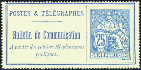 N°24 25c bleu neuf (*) TB