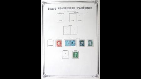 1847-1980, Jolie collection des Etats Unis d'Amérique,