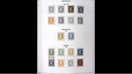 1849-1970, Belle collection pratiquement exclusivement