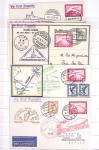 1931-1936, Collection de 65 plis par Zeppelin dont 2 lettres