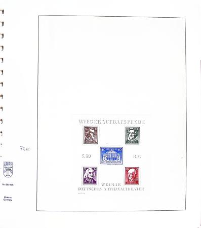 Ensemble comprenant un album de prêt à poster de France,