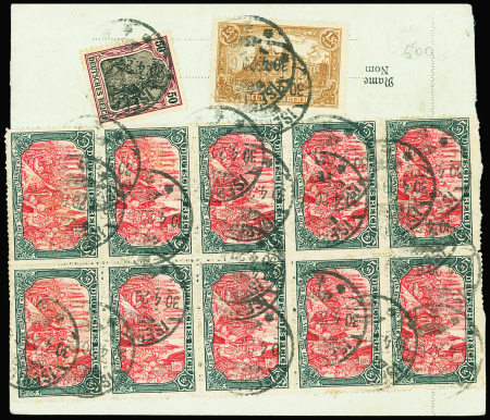 1920 Parcel card from Iserlohn to Medelin/Colombia