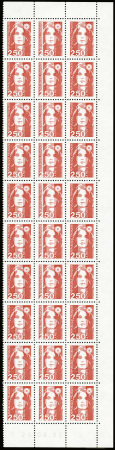 N°2715 2f50 Marianne du Bicentenaire, variété pli d'essuyage