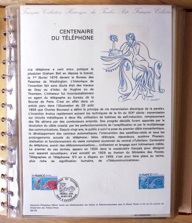 1973-1977, Collection montée en 5 classeurs du Musée