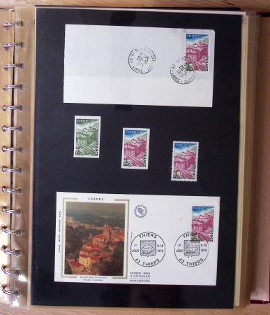 1973-1977, Collection montée en 5 classeurs du Musée