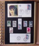 1973-1977, Collection montée en 5 classeurs du Musée