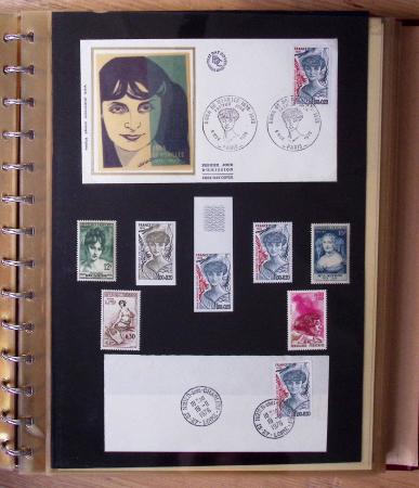 1973-1977, Collection montée en 5 classeurs du Musée