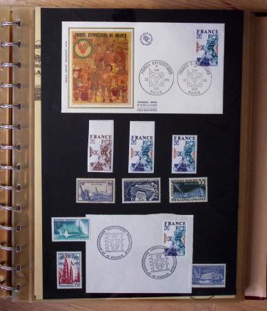 1973-1977, Collection montée en 5 classeurs du Musée
