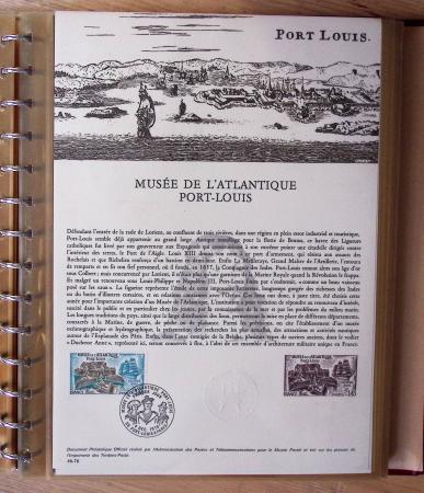 1973-1977, Collection montée en 5 classeurs du Musée