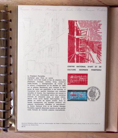 1973-1977, Collection montée en 5 classeurs du Musée