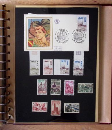 1973-1977, Collection montée en 5 classeurs du Musée