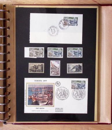 1973-1977, Collection montée en 5 classeurs du Musée