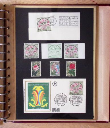 1973-1977, Collection montée en 5 classeurs du Musée