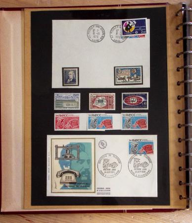 1973-1977, Collection montée en 5 classeurs du Musée
