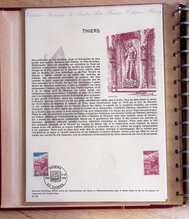 1973-1977, Collection montée en 5 classeurs du Musée