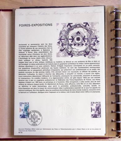 1973-1977, Collection montée en 5 classeurs du Musée