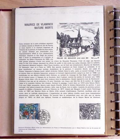 1973-1977, Collection montée en 5 classeurs du Musée