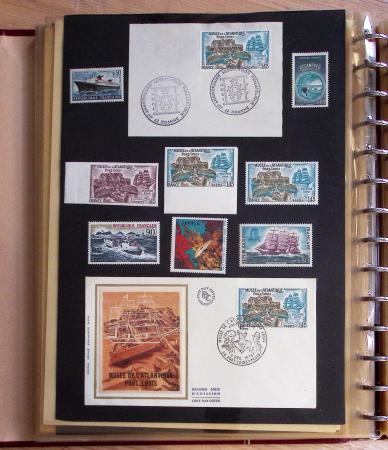 1973-1977, Collection montée en 5 classeurs du Musée