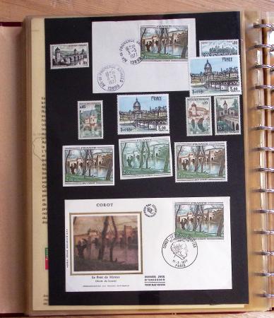 1973-1977, Collection montée en 5 classeurs du Musée