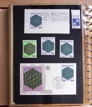 1973-1977, Collection montée en 5 classeurs du Musée