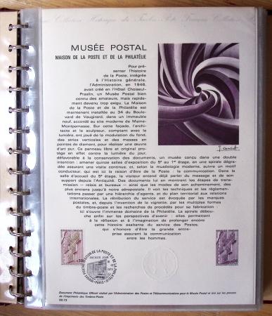 1973-1977, Collection montée en 5 classeurs du Musée