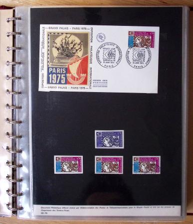 1973-1977, Collection montée en 5 classeurs du Musée