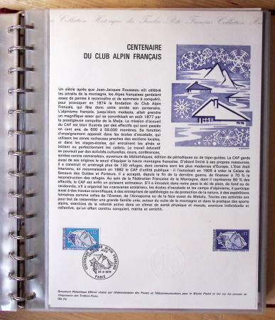 1973-1977, Collection montée en 5 classeurs du Musée