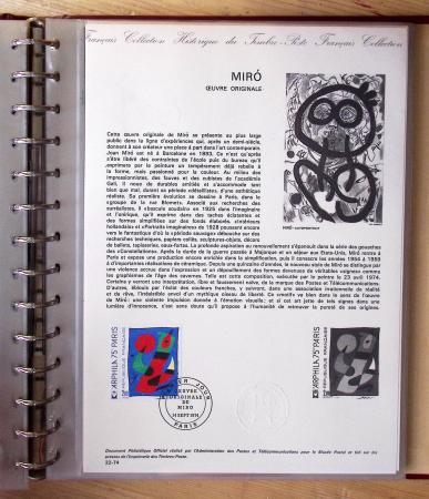 1973-1977, Collection montée en 5 classeurs du Musée