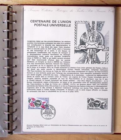 1973-1977, Collection montée en 5 classeurs du Musée