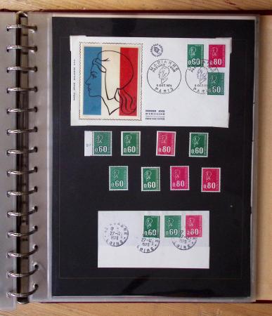 1973-1977, Collection montée en 5 classeurs du Musée