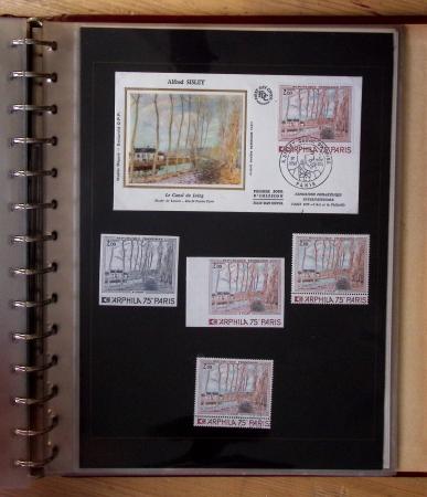 1973-1977, Collection montée en 5 classeurs du Musée