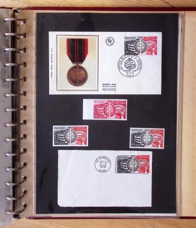 1973-1977, Collection montée en 5 classeurs du Musée