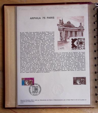 1973-1977, Collection montée en 5 classeurs du Musée